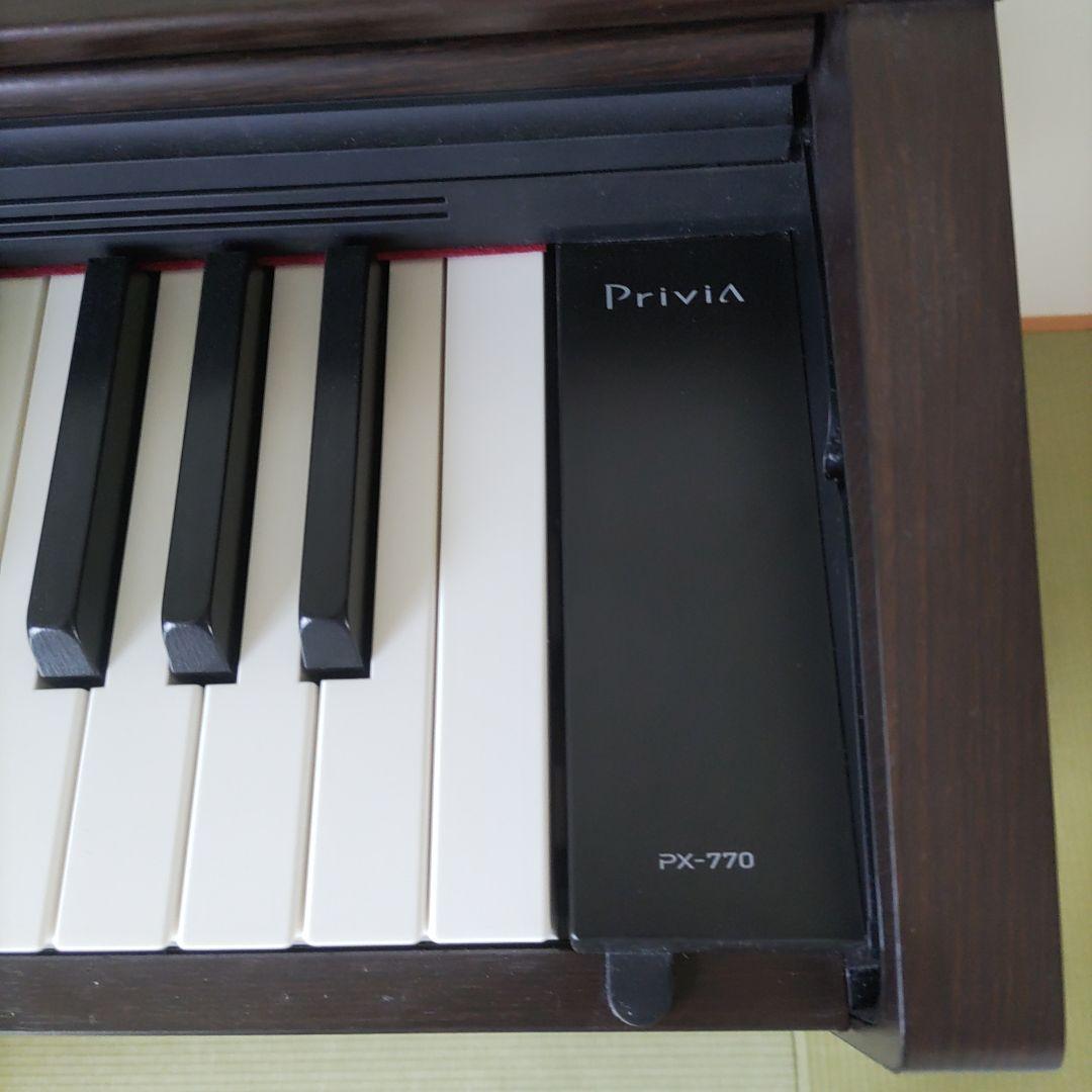 全国配送☆ほぼ未使用☆カシオ 電子ピアノ 88鍵盤 プリビア PX770BN