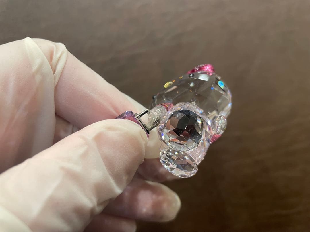 レア　補修あり　スワロフスキー　キティ　ハローキティ　置物　トラベル　旅行