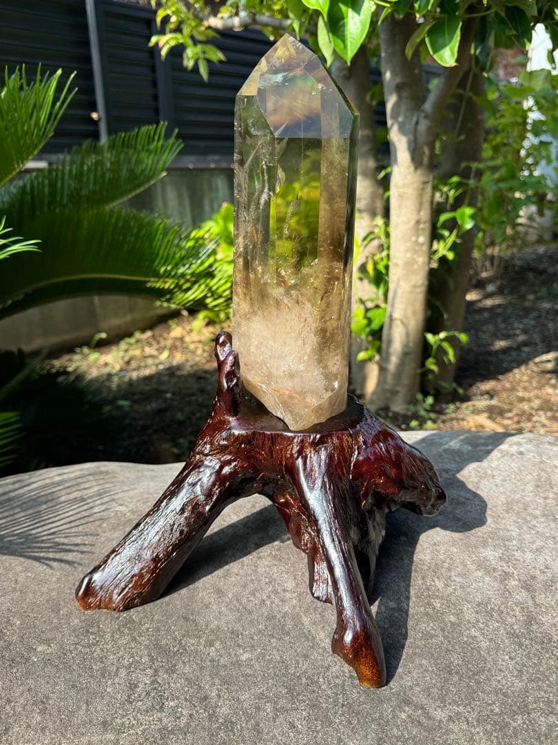 天然シトリン 六角柱