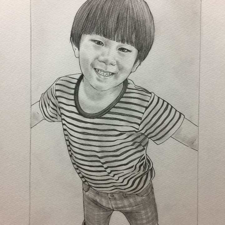 似顔絵 オーダー8月のご予約 満員となりました。☆(*^_^*)☆