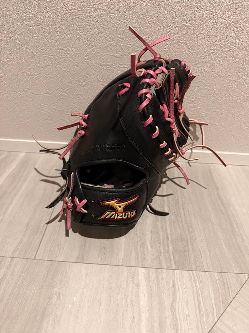 ミズノ ビクトリーステージ 硬式 ファーストミット 全紐交換済 即使用OK