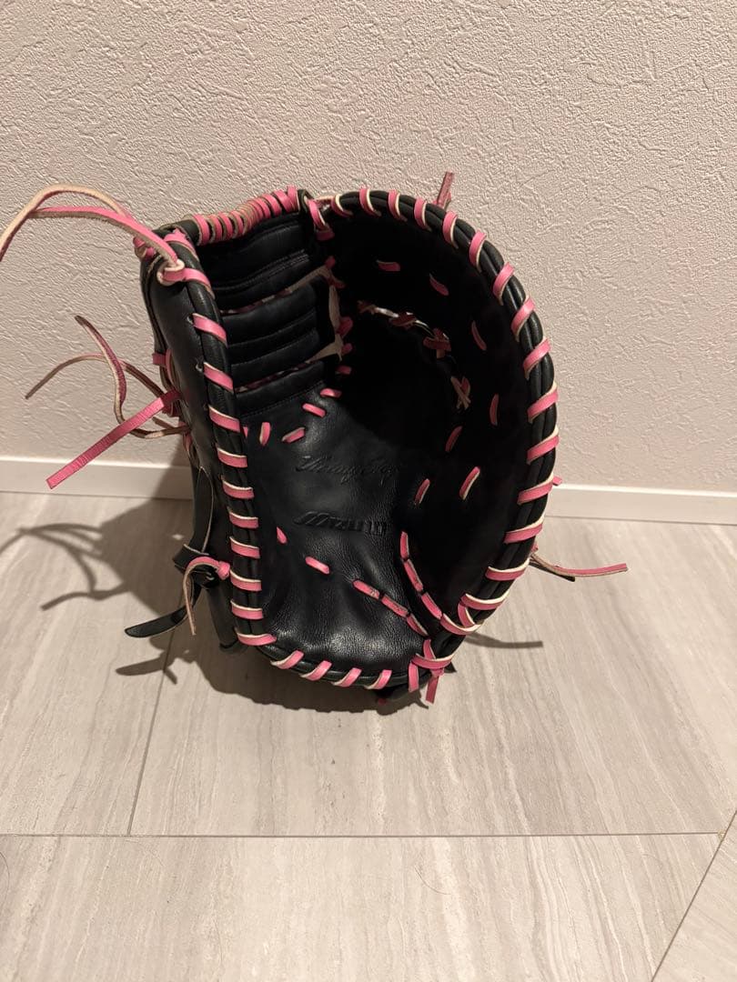 ミズノ ビクトリーステージ 硬式 ファーストミット 全紐交換済 即使用OK