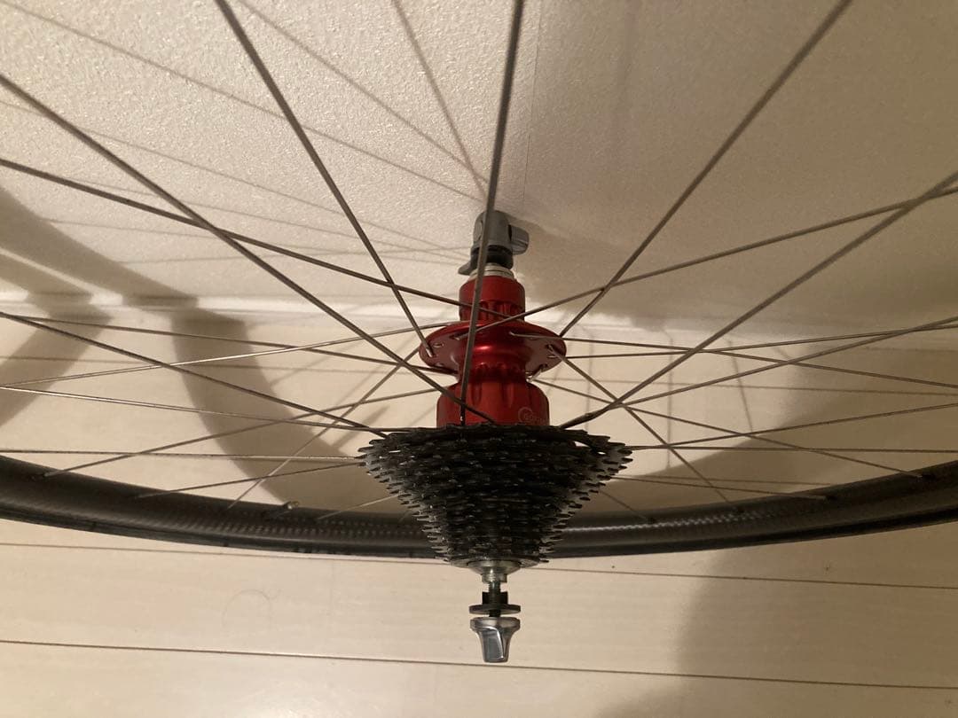 ゴキソクライマーハブカーボンチュブラーホイールセットシマノ11s