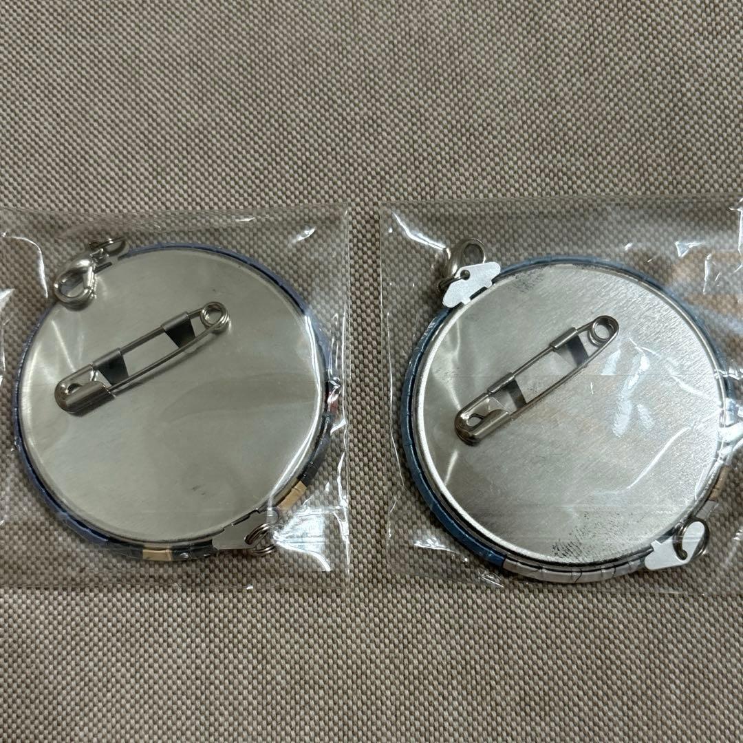 銀魂 トレーディング　つながる缶バッジチャーム　坂田銀時　土方十四郎