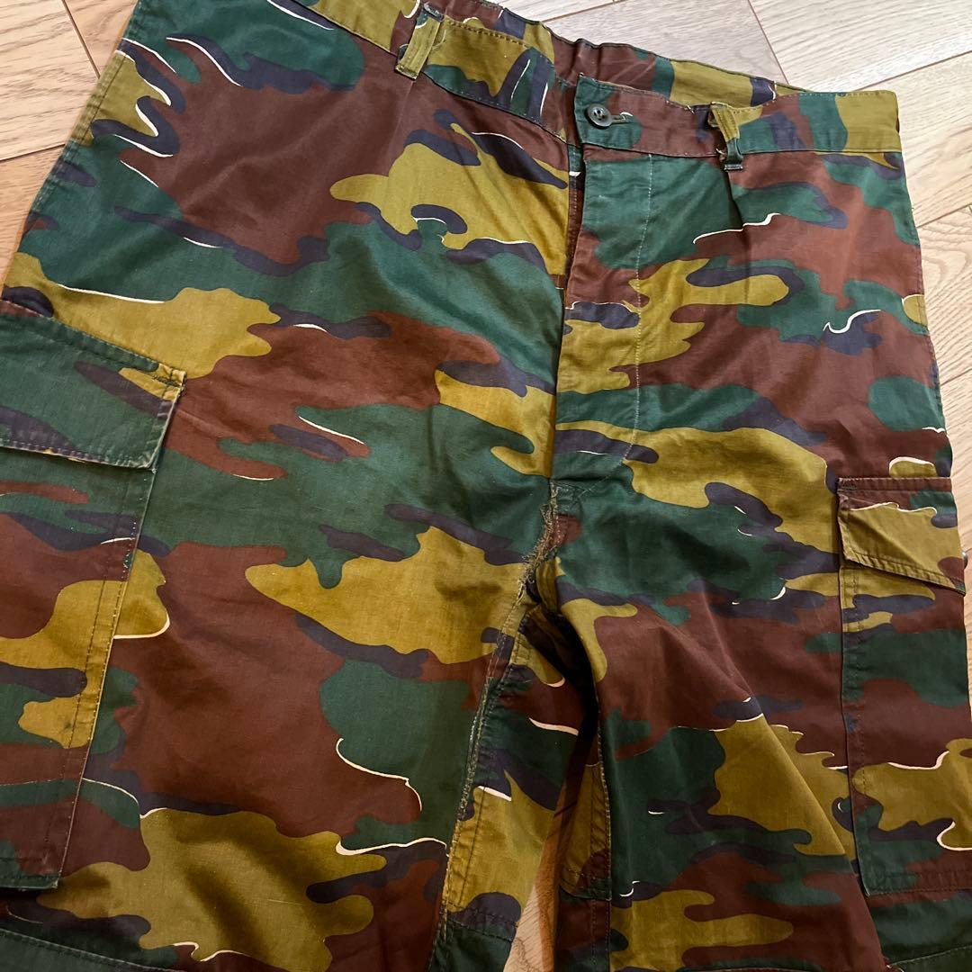 80s ベルギー軍　ジグソーカモ　ミリタリー　ヴィンテージ