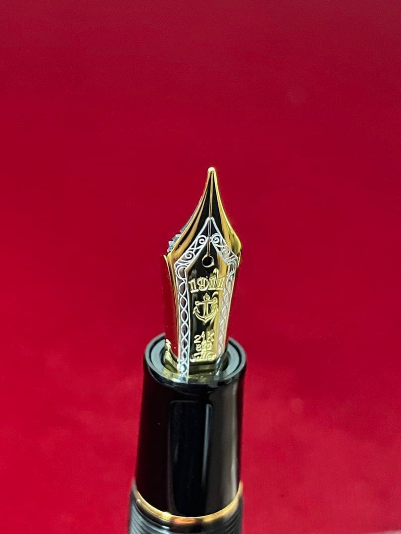 旧刻印　バイカラー　新品未使用　セーラー万年筆　21K HM(中字) 美品