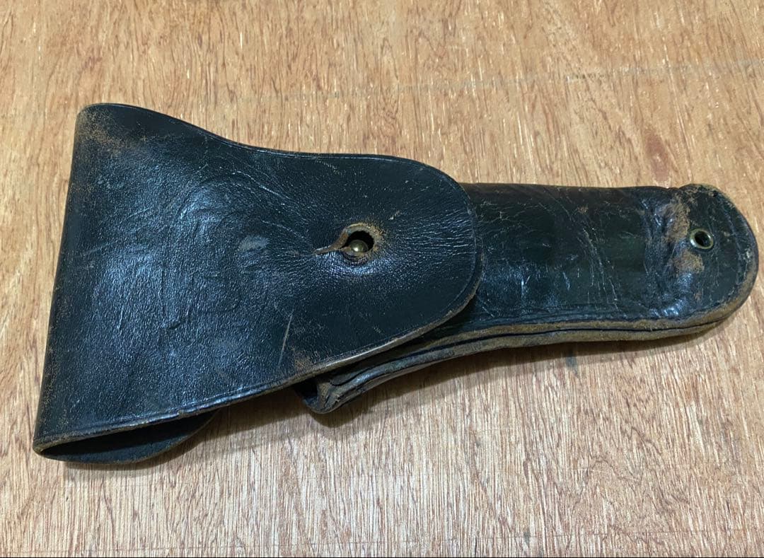 米軍放出品　実物中古レザーホルスター