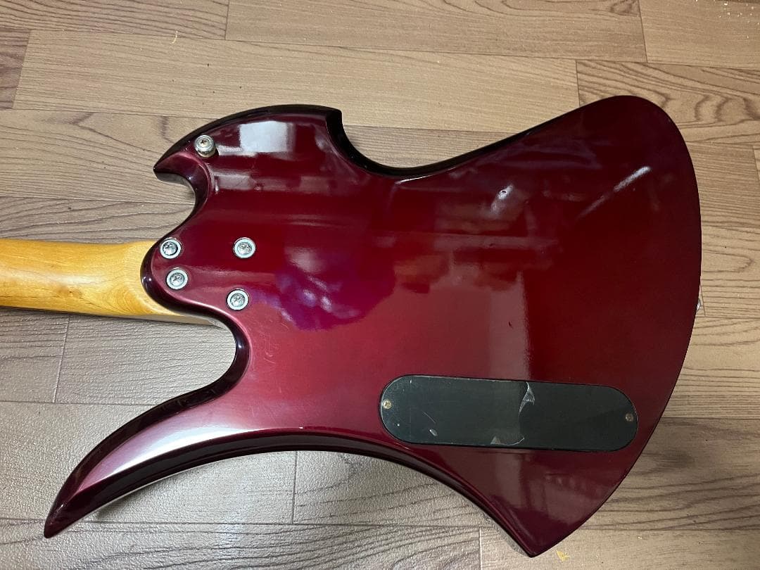 B.C.RICH モッキンバード ダークメタリックレッド　ソフトケース付