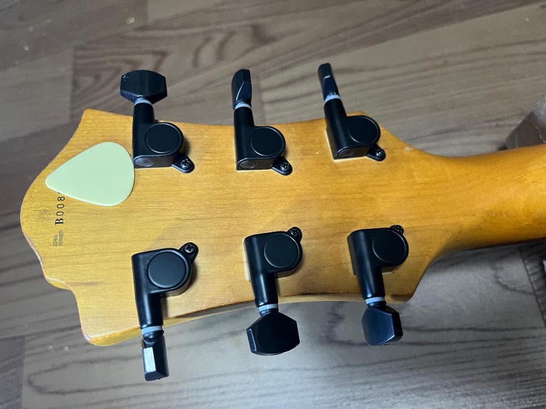 B.C.RICH モッキンバード ダークメタリックレッド　ソフトケース付