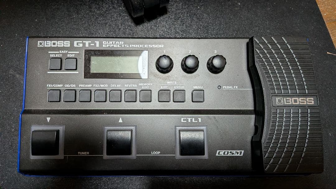 boss gt-1 教科書付、純正別売りアダプター付