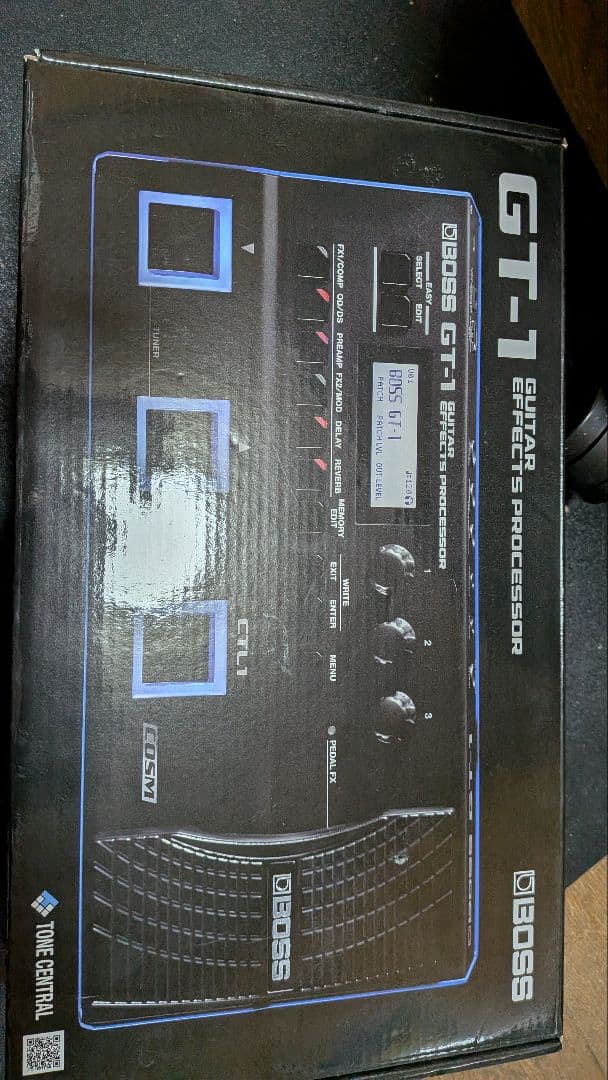 boss gt-1 教科書付、純正別売りアダプター付