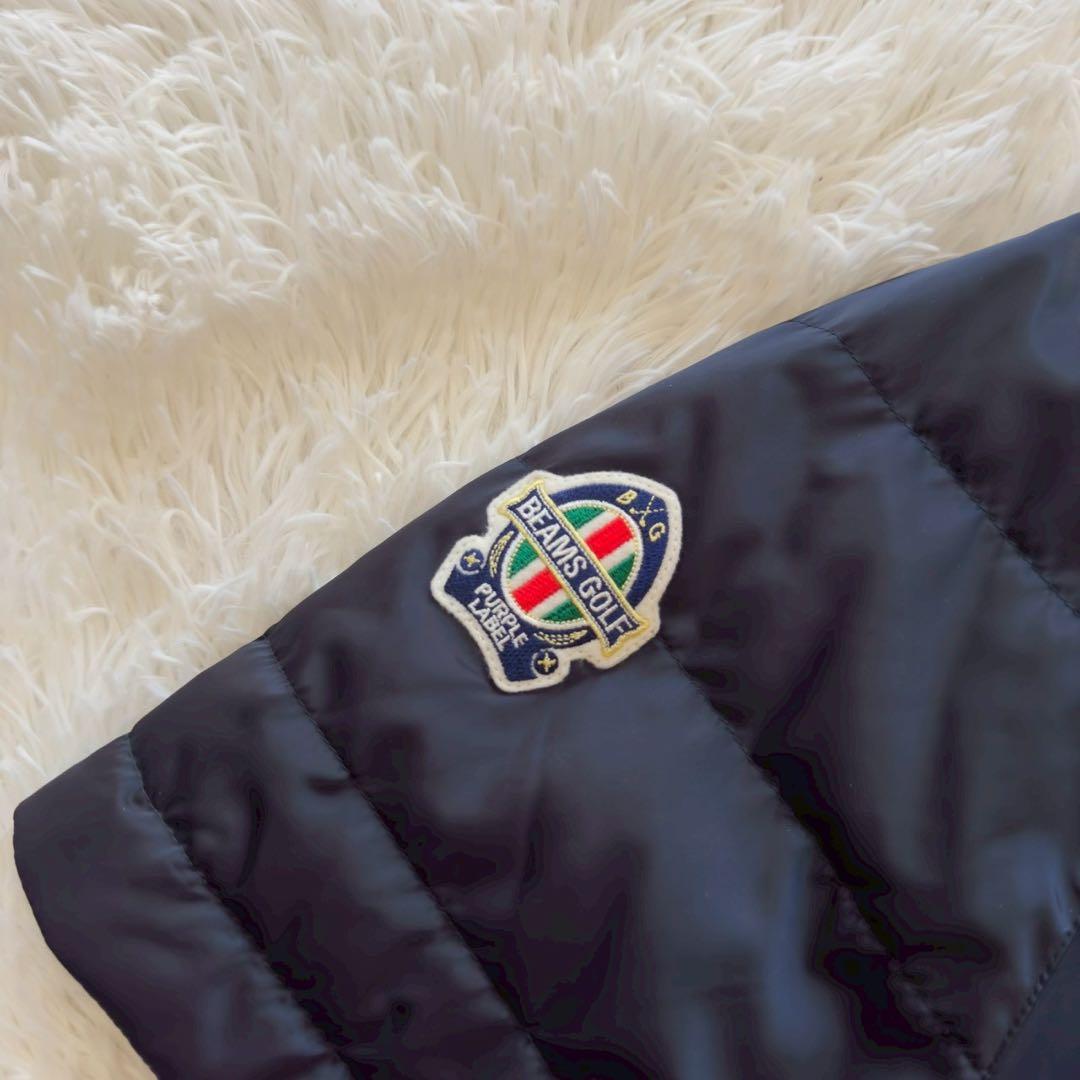 BEAMS GOLF✨2WAY ダウンジャケット　ダブルジップ　ネイビー　M
