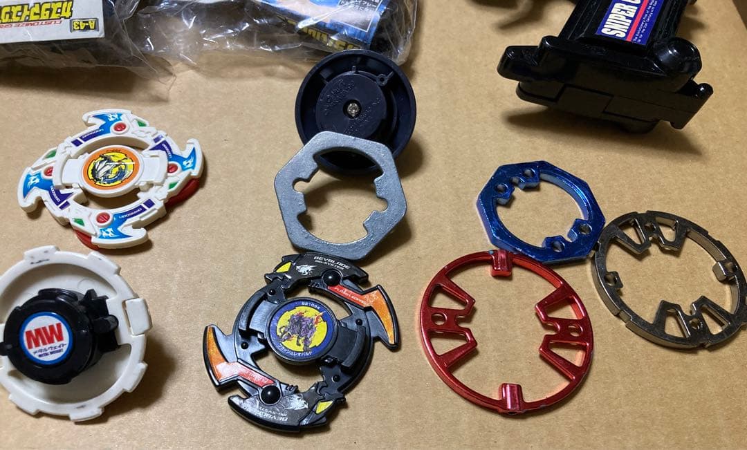 爆転シュート　ベイブレード　グリップ　メッキウエイトディスク　ドラグーン　他