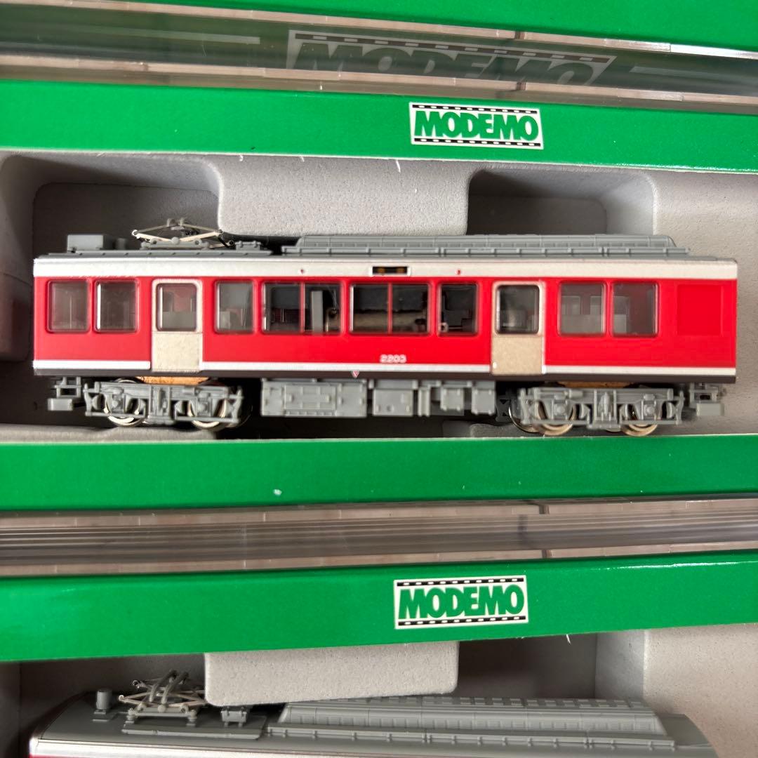 nゲージ モデモ 箱根登山鉄道 NT163 レーティッシュ塗装