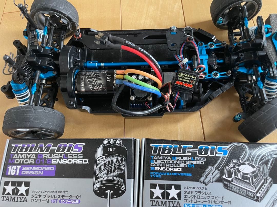 【訳有り】TAMIYA TT-02オプション多数 プロポ、一式付き