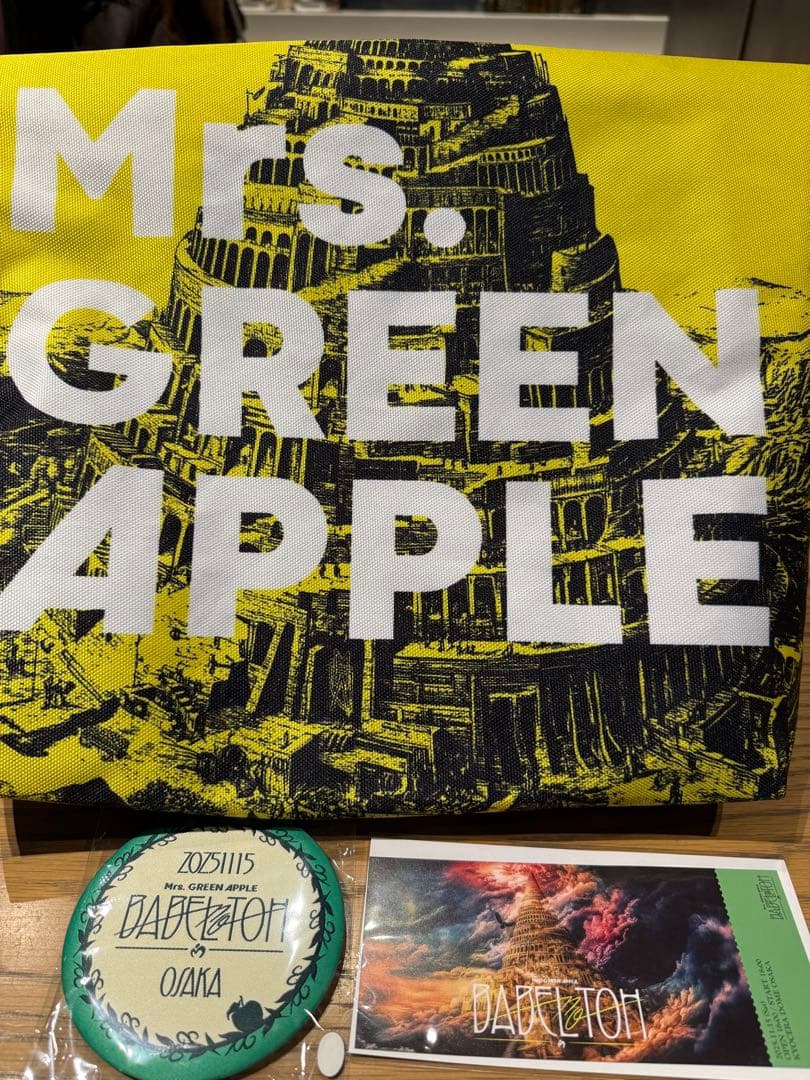 Mrs. Green Apple トートバッグ DAPELETON 大阪