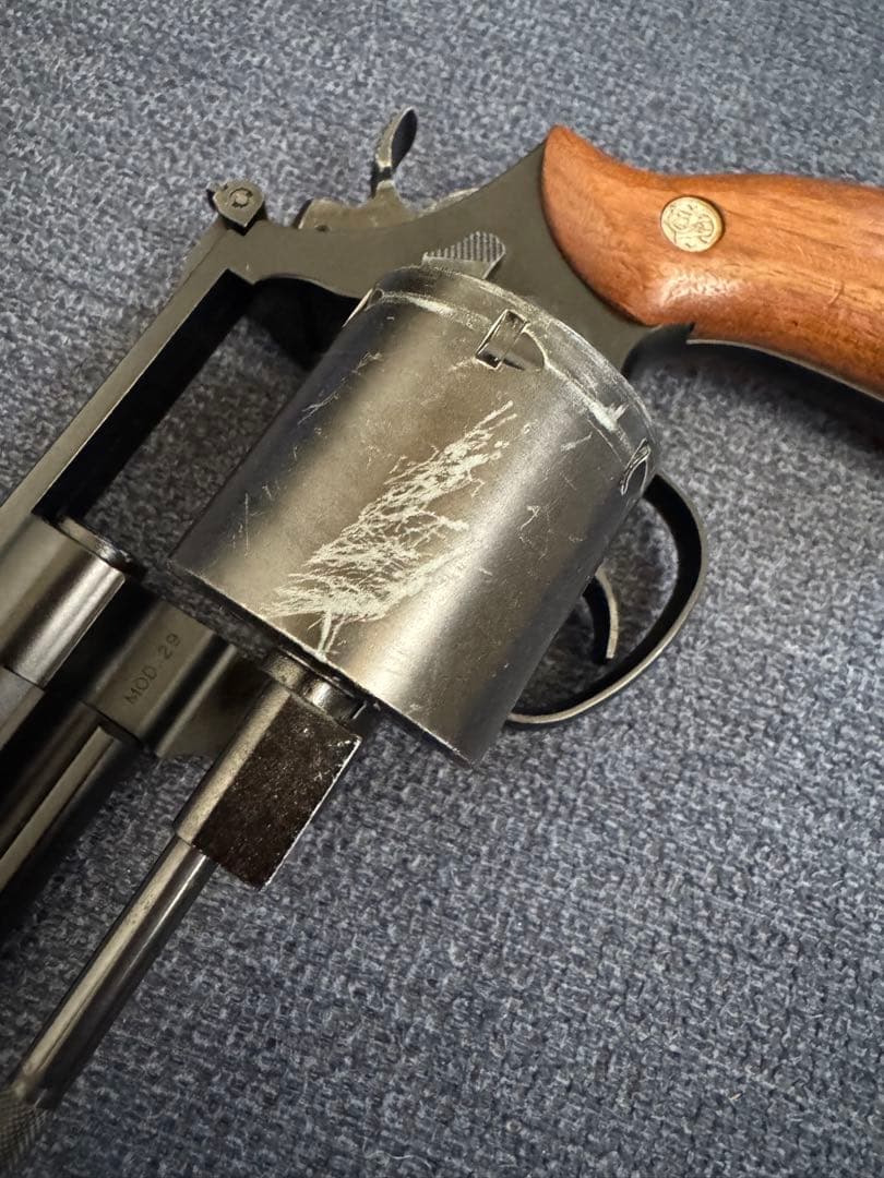 タナカ　ガスガン 44マグナム パフォーマンスセンター木製グリップ 付き