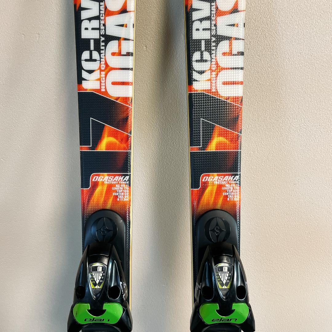 OGASAKA KC-RV17 170cm スキー板 バインディング付き