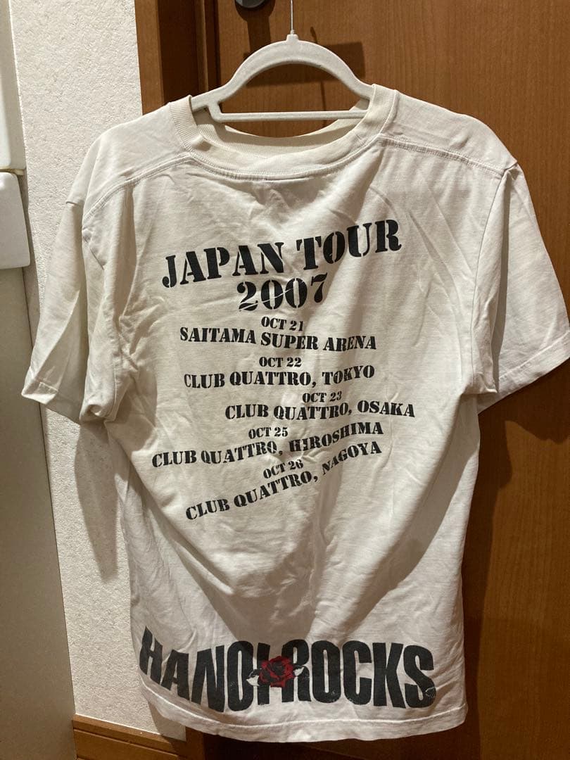 値引！HANOI ROCKS JAPAN TOUR 2007 Tシャツ Lサイズ