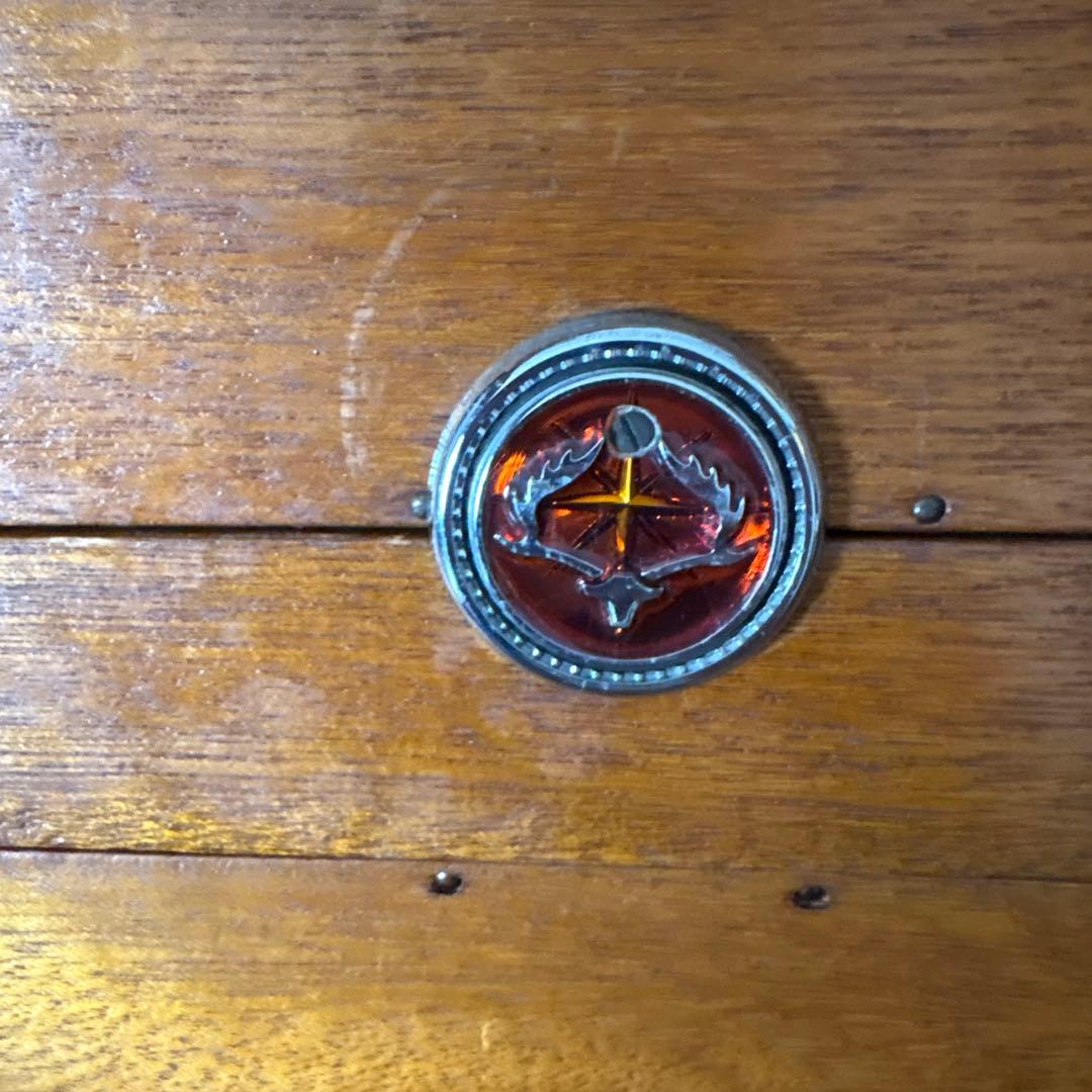 アンティーク　船舶用羅針盤　佐浦計器製作所　コンパス 木製ケース付きB-100