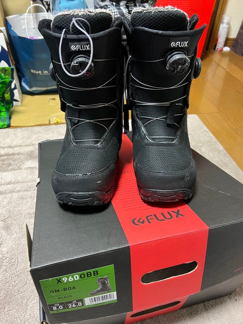 ⭐️美品　FLUX OM-BOA ブラック　サイズ26.0