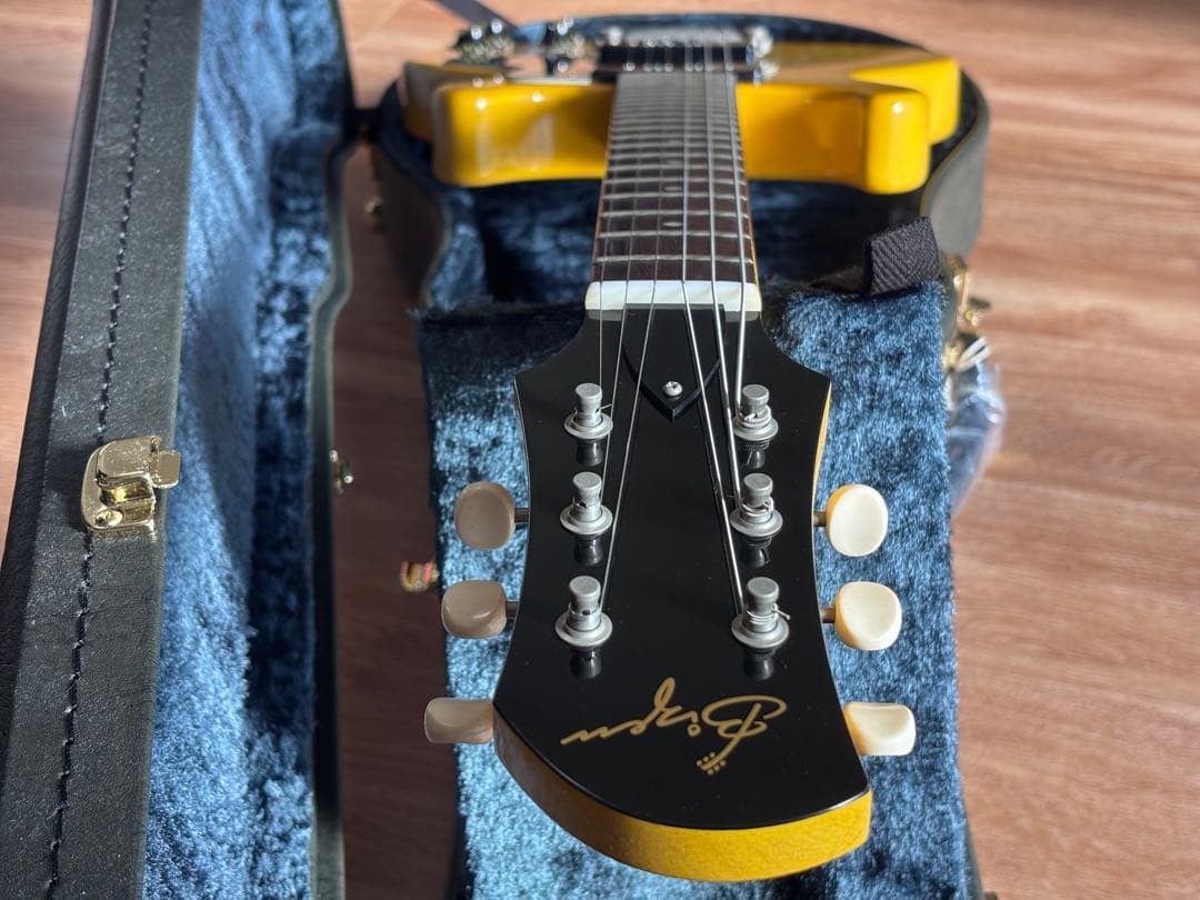 ギター Bizen Works BURNED DC SPL TV Yellow