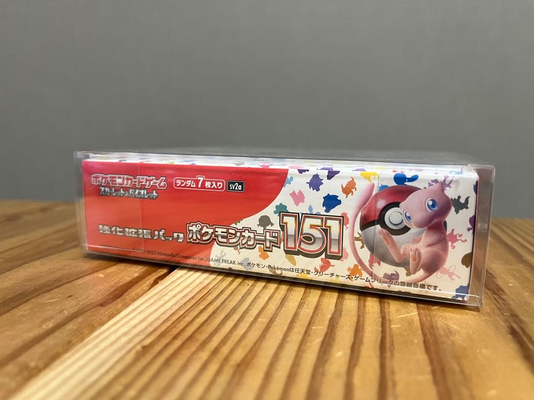 ポケモンカード151 BOX 新品未開封 シュリンク付き