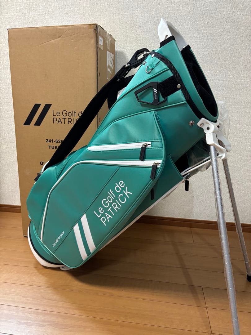 パトリック PATRICK ターコイズ スタンドキャディバッグ 2024