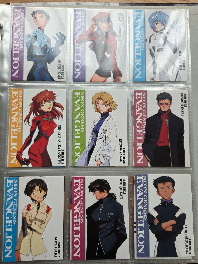 エヴァンゲリオンカードダスマスターズ２集フルコンプ品アルバム付き