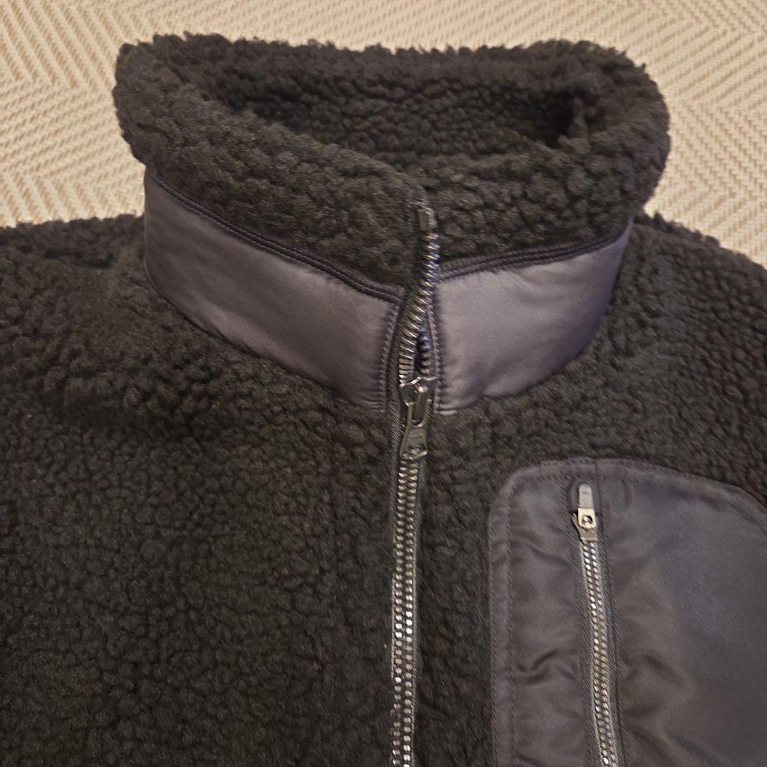 MASTER BUNNY EDITION 袖ニット切替し ボアフリース 中綿