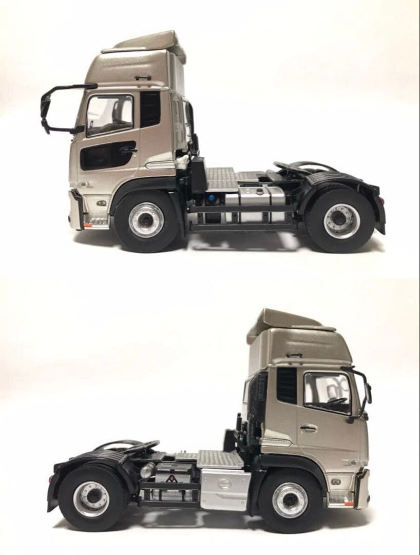 非売品 UDトラックス 特注 1/43 Quon ダイキャスト 海コントレーラー