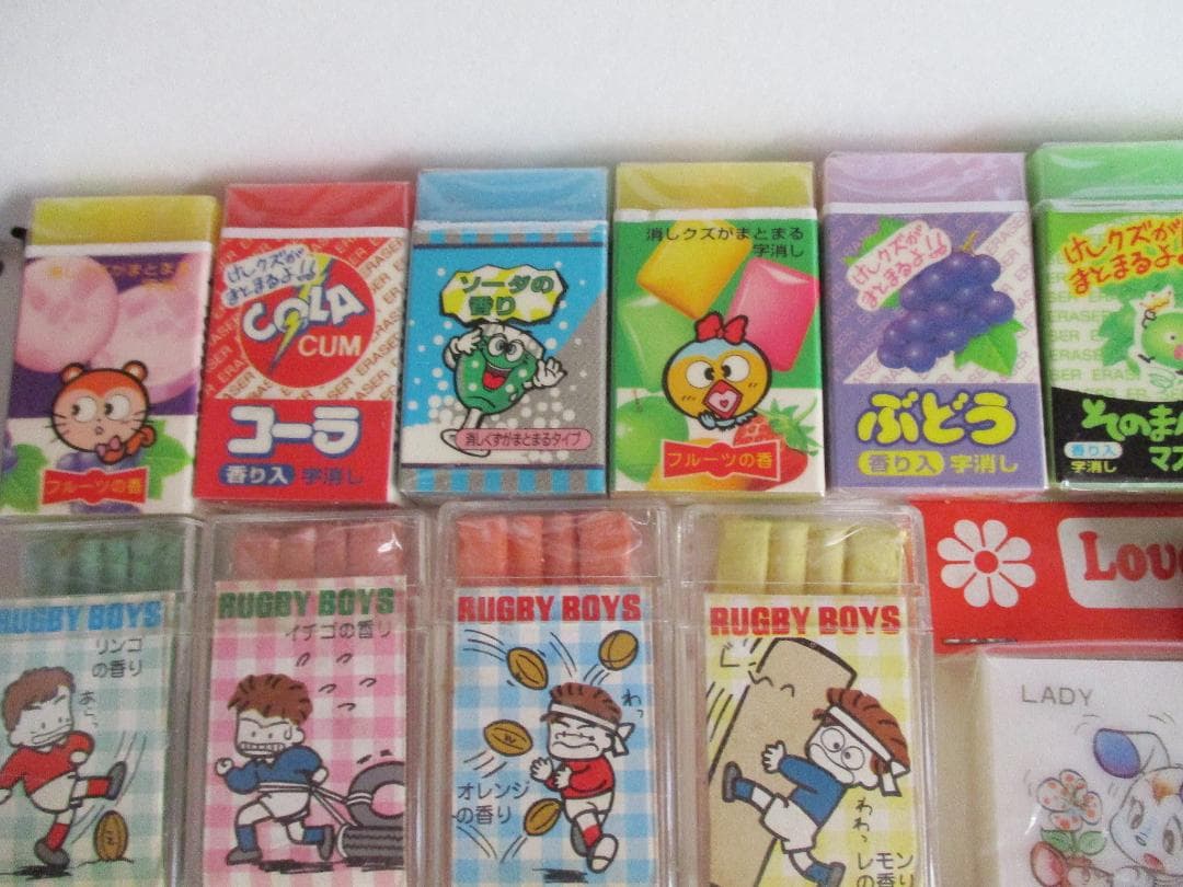 レトロファンシー消ゴム 鉛筆キャップ 大量セット 未使用 たのしみ屋様リクエスト