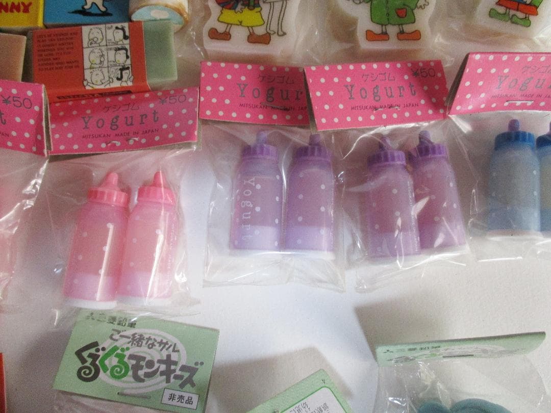 レトロファンシー消ゴム 鉛筆キャップ 大量セット 未使用 たのしみ屋様リクエスト