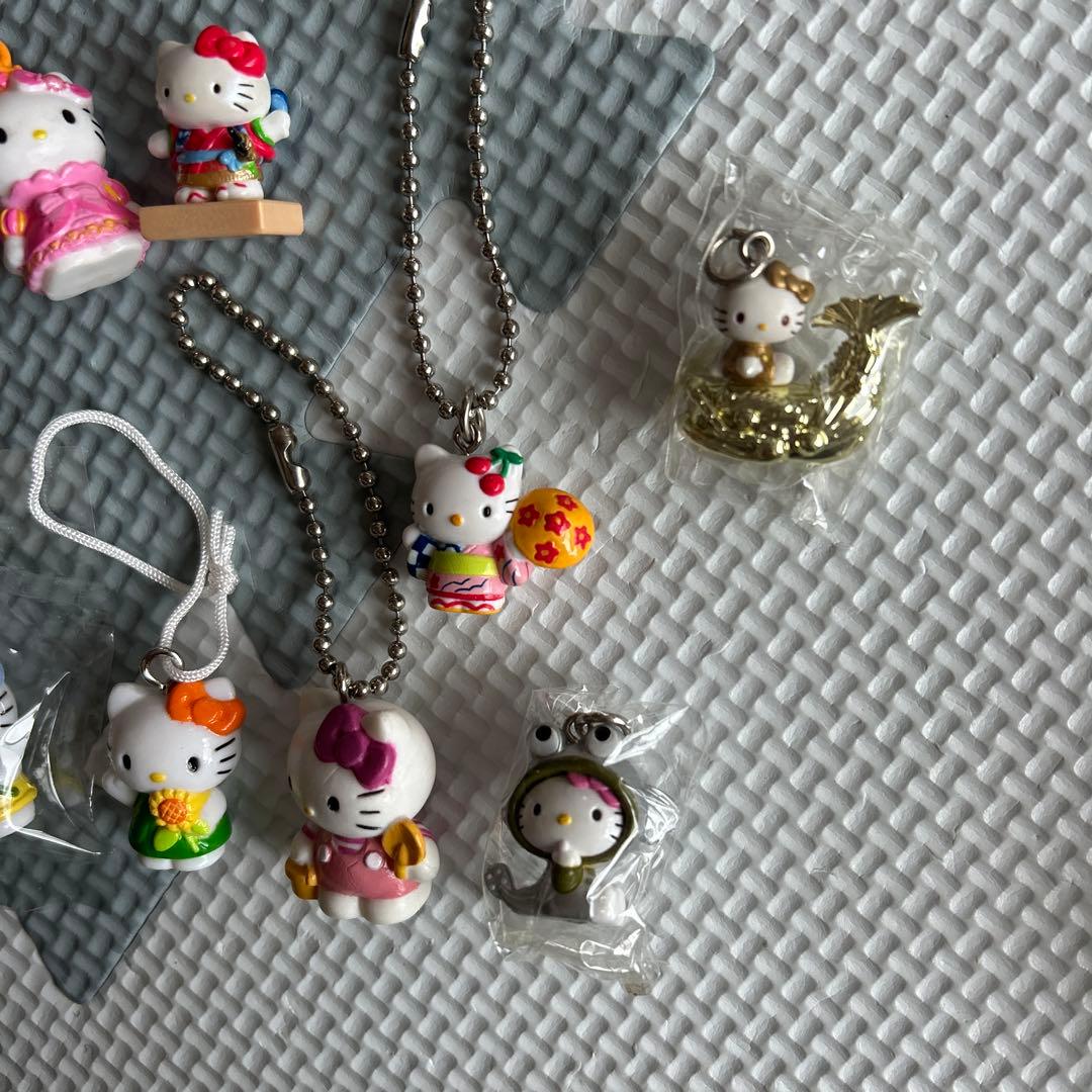 ハローキティ ボールチェーンキーホルダー　チャーム　レア！希少！10個セット