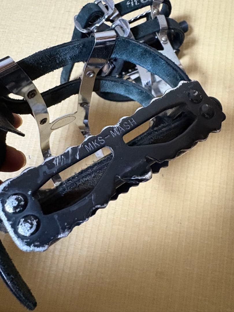 mks mash トゥークリップ ペダル
