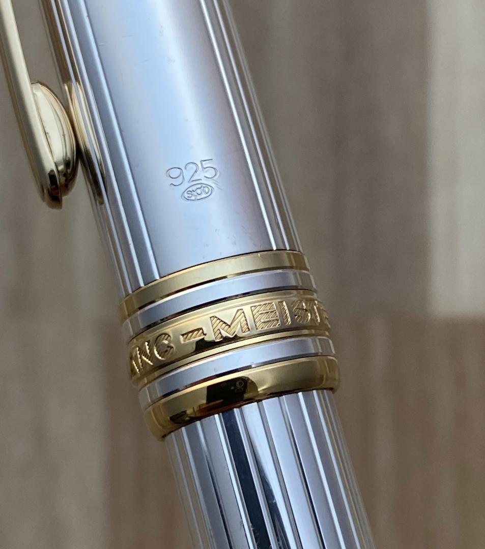 超美品 モンブラン ソリテール スターリングシルバー 925 ボールペン箱付き