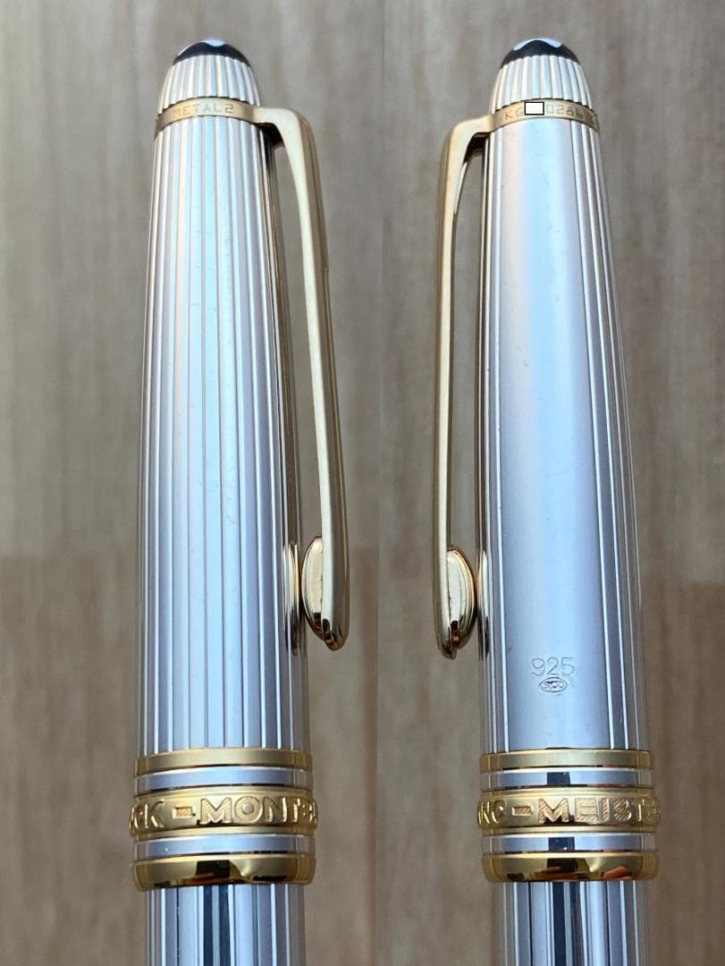 超美品 モンブラン ソリテール スターリングシルバー 925 ボールペン箱付き