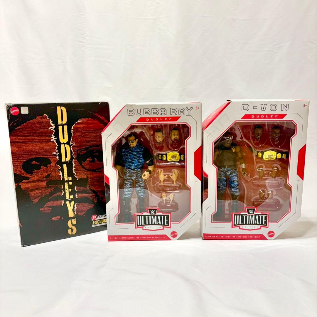 【海外限定】WWE ダッドリーボーイズ ベルト付 マテル フィギュア