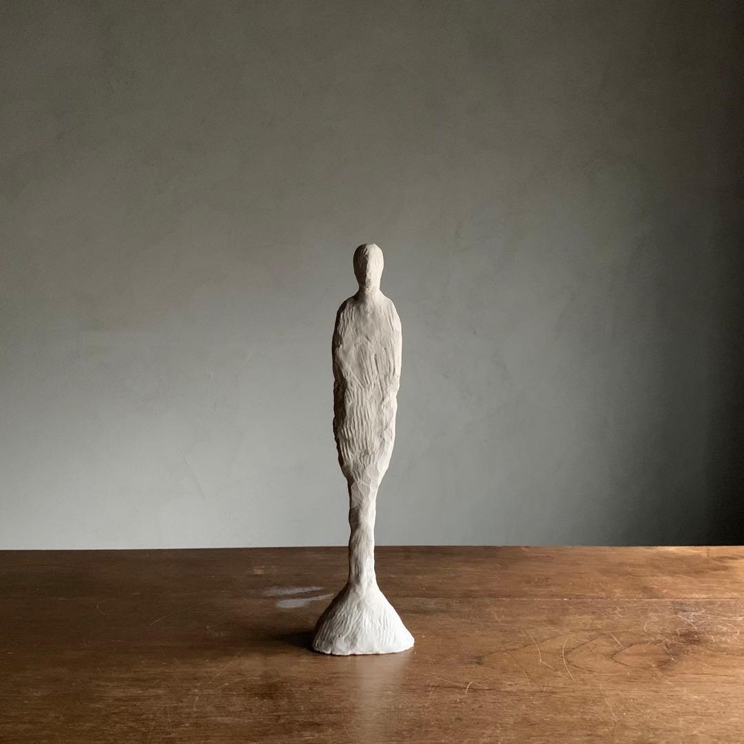 石塑粘土 立体作品 オブジェsculpture a 現代美術 「故国」