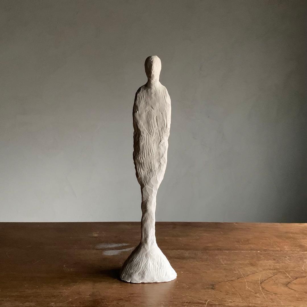 石塑粘土 立体作品 オブジェsculpture a 現代美術 「故国」
