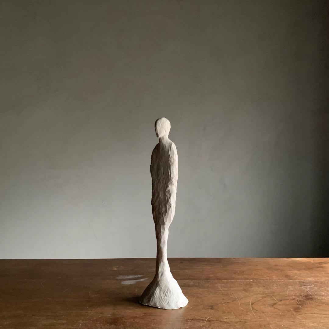 石塑粘土 立体作品 オブジェsculpture a 現代美術 「故国」