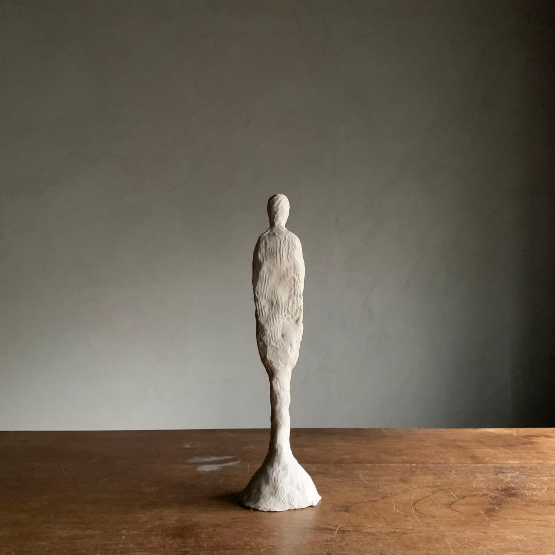 石塑粘土 立体作品 オブジェsculpture a 現代美術 「故国」