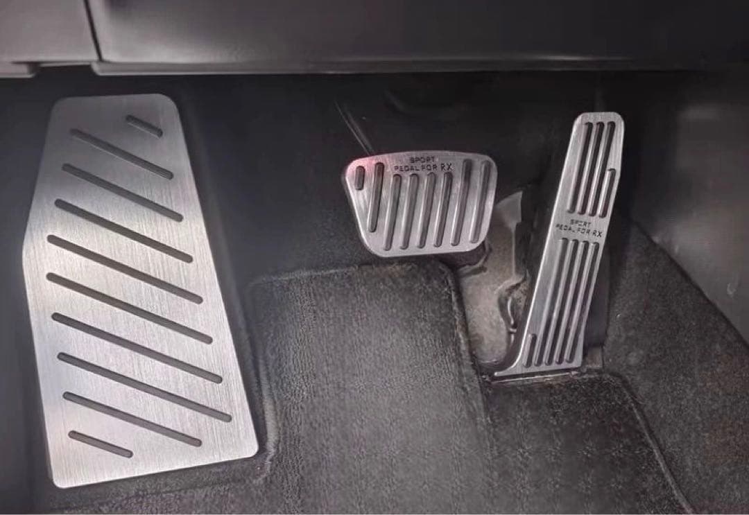 レクサス RX用 スポーツペダル アクセル・ブレーキ・フットレスト アルミ製