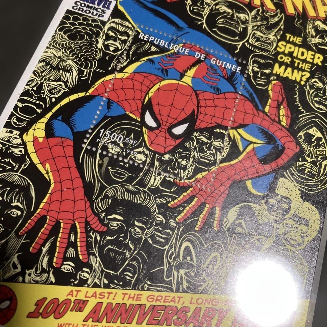 【額縁付き】 スパイダーマン 映画 切手 ポスター ユニバーサル USJ レア