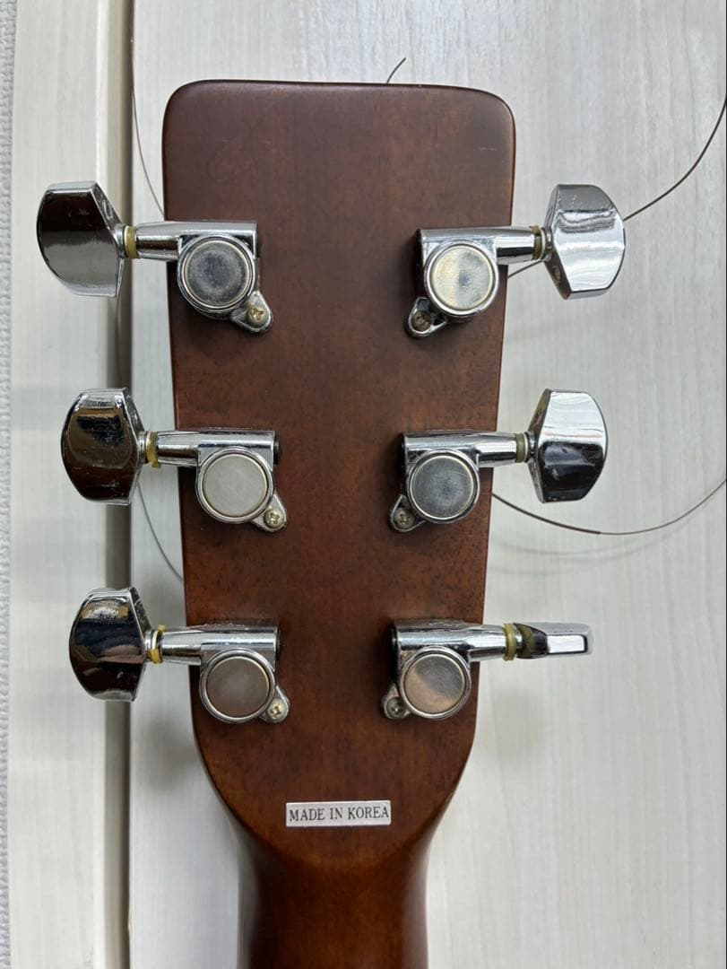 Morris モーリス アコースティックギター 左利き用レフティ ソフトケース付