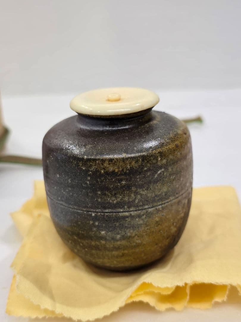 MT692　山本宗秀　備州窯　備前茶入　未使用