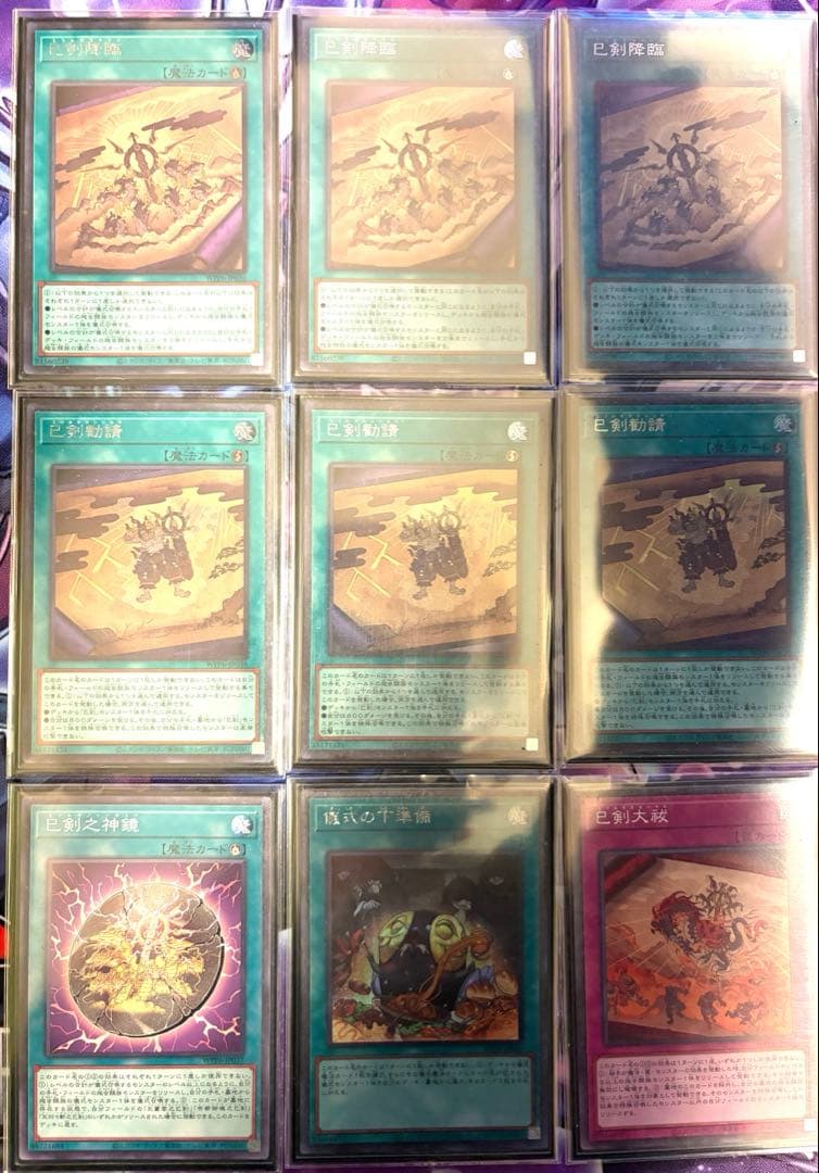 巳剣　デッキ　CS構築　ほぼシークレット統一