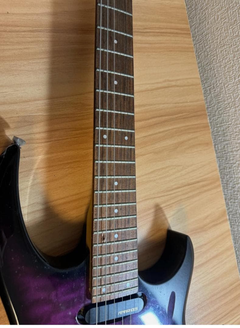 FERNANDES hide パープル エレキギター