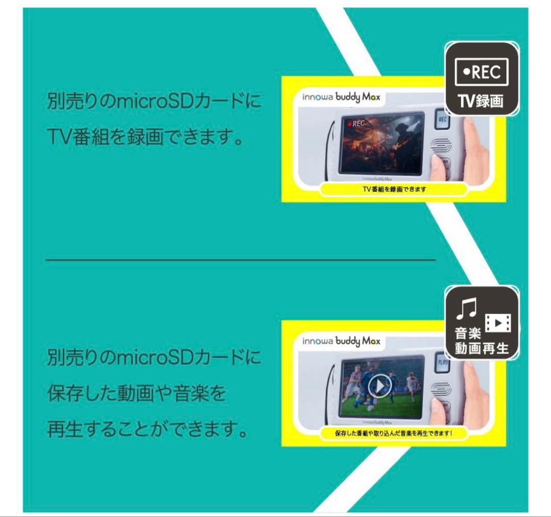 innowa buddy Max ソーラー充電 ポータブルラジオ TV