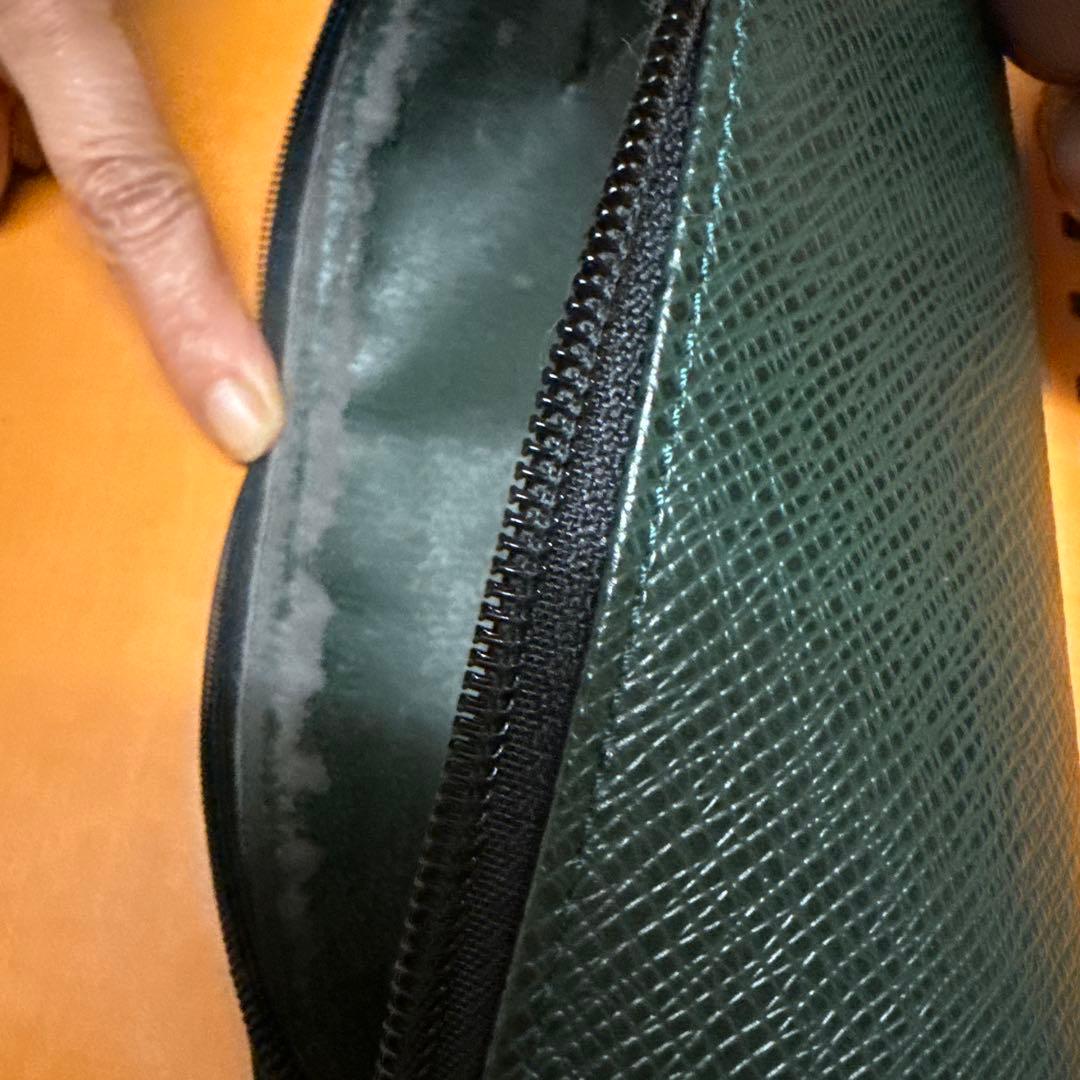 ★希少グリーン系★Louis Vuitton レザー 筆箱★ペンケース